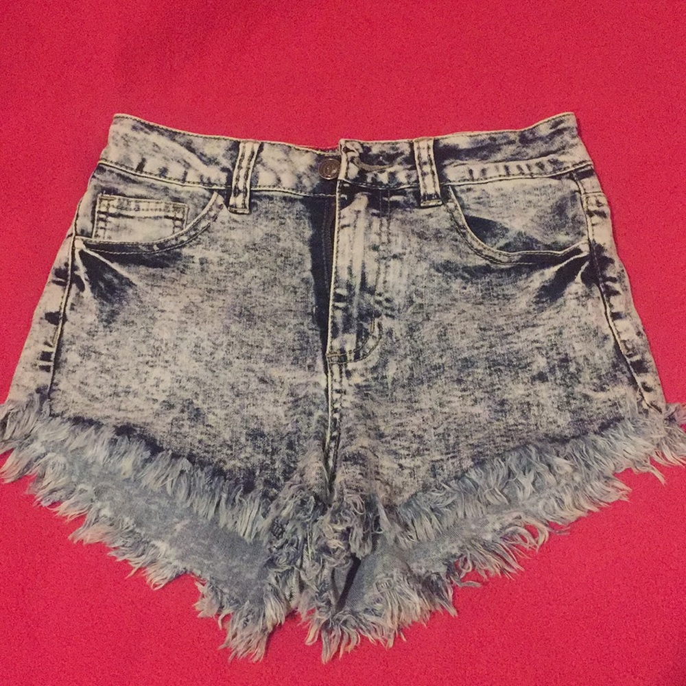 High waisted shorts